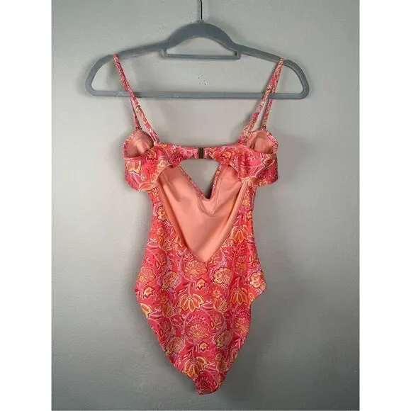 Ramy Brook Ruffle One Piece swimsuit sz Small - Picture 3 of 6